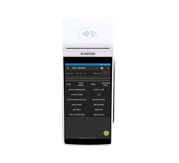 ENU uredjaj sa naznakom CASTELS